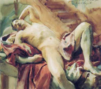 John Singer Sargent ritratto di Nicola D Inverno oil painting image